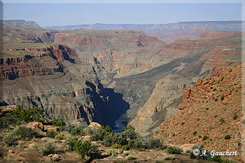 Blick auf die Lava Falls